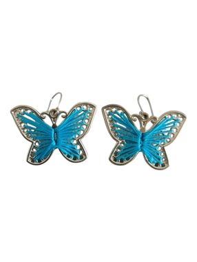 Butterfly Earrings Turquoise